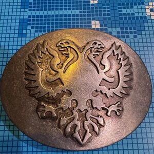 Freemason belt buckle